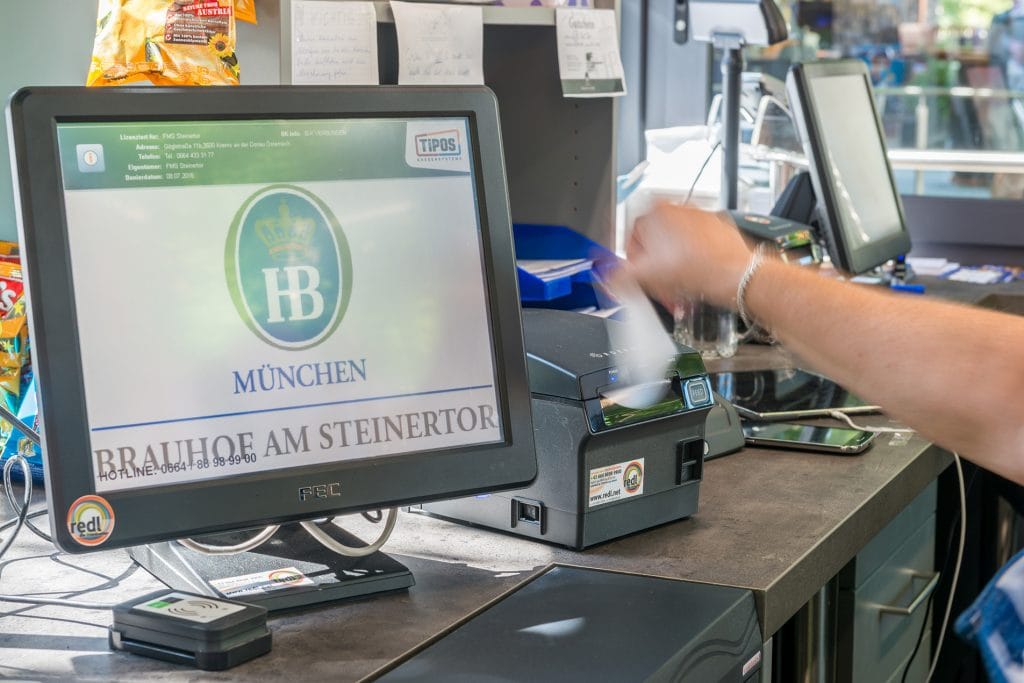 TiPOS POS systems - Redl Gastrosystems Brauhof-Krems